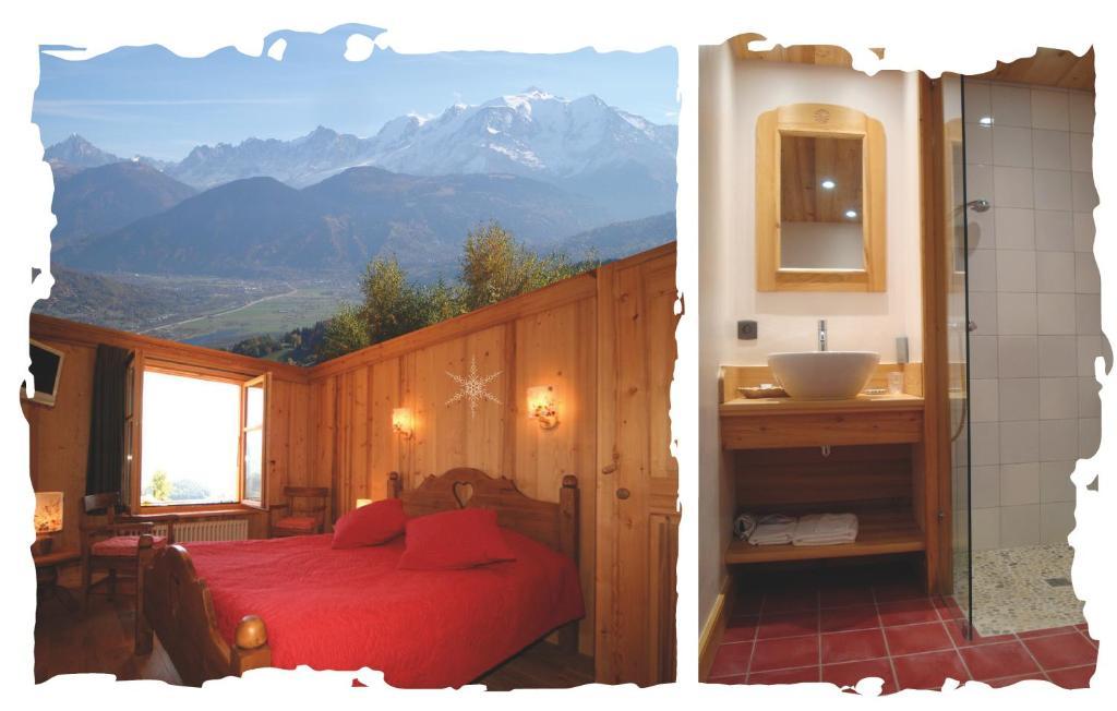فيلا سالونشفي La Joubarbe Au Balcon Du Mont-Blanc الغرفة الصورة