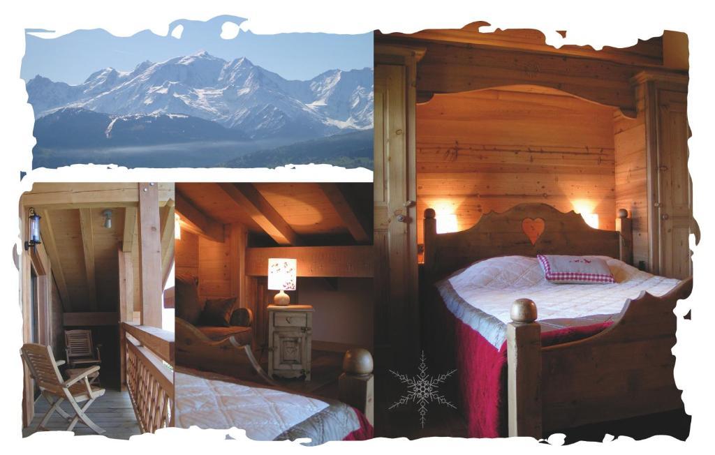 فيلا سالونشفي La Joubarbe Au Balcon Du Mont-Blanc الغرفة الصورة